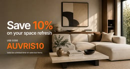 Auvris 10% off coupon
