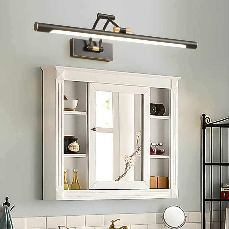 1-lumière Linear Shade Wall Sconce moderne Simple Style Mirror Wall éclairage | Auvris
