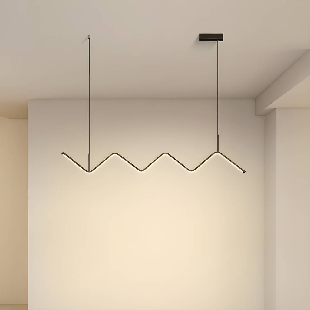 1-ライト ダイニングルーム New モダン Island 照明 LED Linear Aluminum ペンダントライト | Auvris