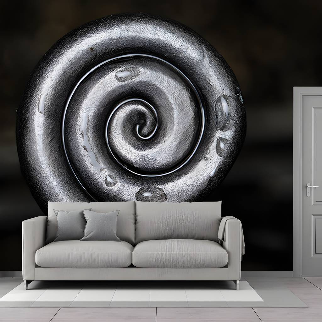 3D Artistic Mural Environment Friendly Wall Industrial Style Metal Wall Mural | Auvris