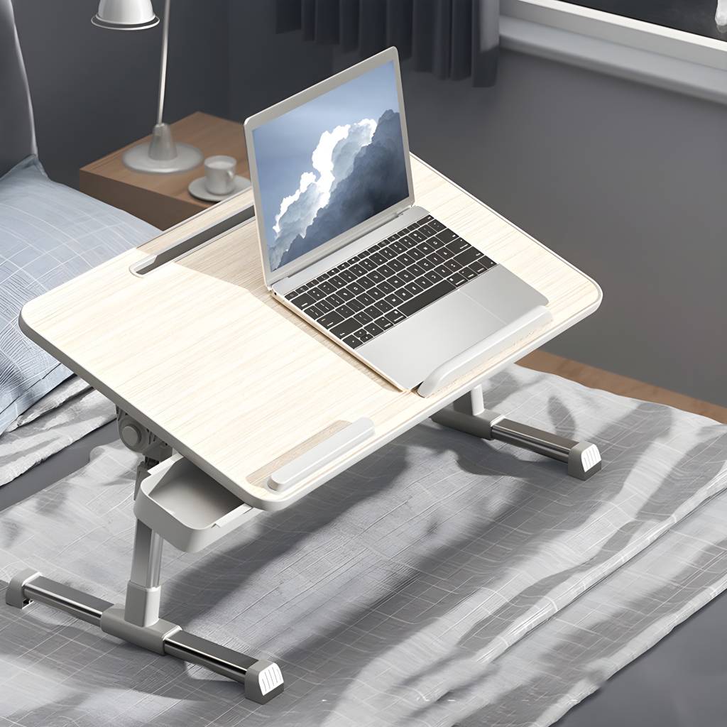 13"H Writing Desk Contemporary Style Office Desk for Dormitory and Bedroom | Auvris