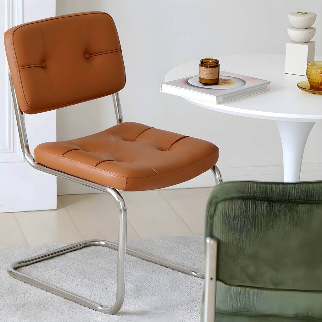 16.54" Wide Scandinavian Style Single Sofa Chair Fixed Backed Armless Chair | Auvris