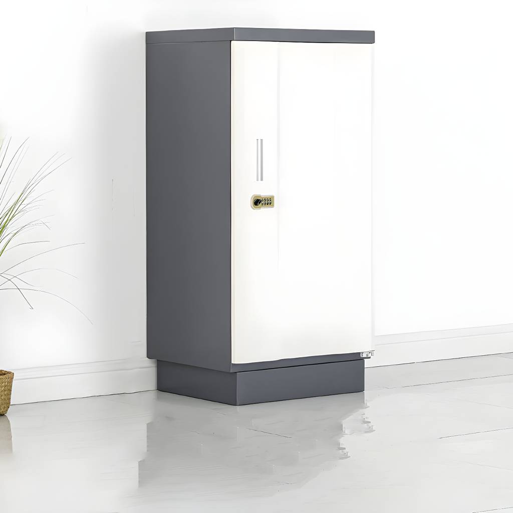 Classic Metal File Cabinet Color Block Filing Cabinet for Home Office | Auvris